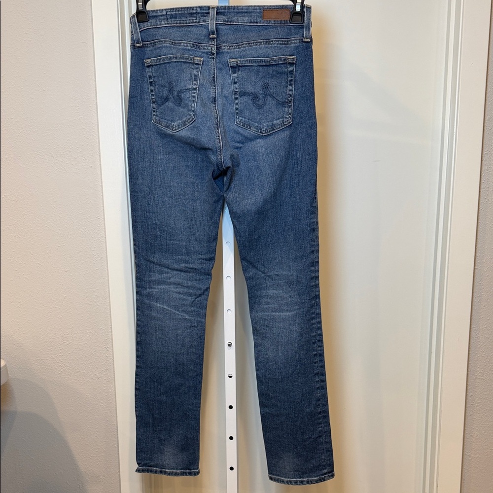 AG Adriano Goldschmied Mari High Rise Straight Jeans 27 Premium Stretch Denim - Picture 4 of 7